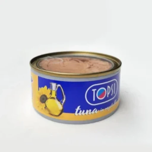 عکس تن ماهی در روغن آفتابگردان تاپسی